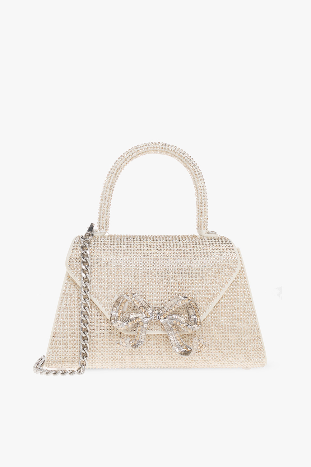 SchaferandweinerShops Japan - Cream 'Bow Mini' shoulder bag